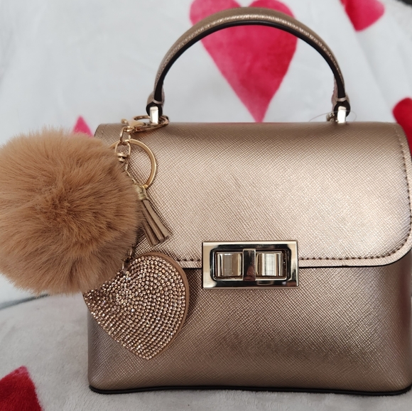 NWT Kate Spade rose gold handbag and wallet set - Picture 12 of 12